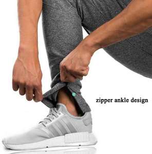 Pantalones rectos de moda de gimnasio informal para hombre 2026 con llamativo diseño de rayas curvas - Product Image 3