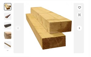 Wooded Sleepers Wood Sleeper Railway Wooden Sleeper en venta - Product Image 6