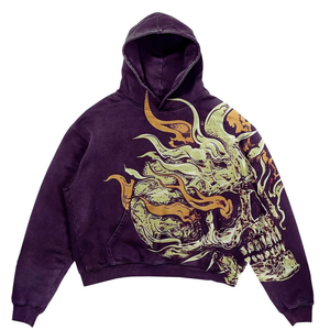 Sweat à capuche streetwear personnalisé pour hommes Sweat-shirt à capuche surdimensionné avec poche avant et polaire douce - Product Image 5