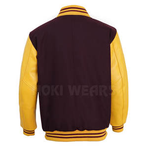 Veste d'hiver pour homme de style streetwear, fabriquée au Pakistan, design personnalisé, avec col montant, logo sur le devant, écologique, imperméable, en laine - Product Image 2