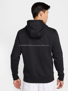 Sudadera con Capucha Unisex para Invierno, Diseño Único, 100% Algodón, Ropa Deportiva, Nueva Sudadera con Capucha Extra Grande de Forro Polar en Color Negro para Hombre - Product Image 2