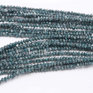 Nuggets de Diamantes en Bruto Azules Sin Cortar de 5-5.5 mm, 15 Pulgadas, Corte Excelente para Joyería - Product Image 3