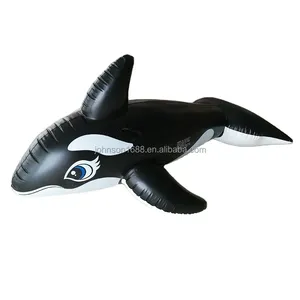 Pvc nhà máy bán buôn mùa hè nước hồ bơi nổi cho trẻ em và người lớn <span class=keywords><strong>Inflatable</strong></span> Cá voi dolphir đi xe trên - Product Image 3