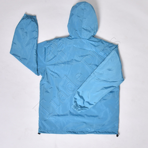 Chaquetas de invierno personalizadas 2025, impermeables, a prueba de viento, transpirables, de poliéster, ligeras, cortavientos para hombre, chaqueta de lluvia con logotipo OEM - Product Image 2