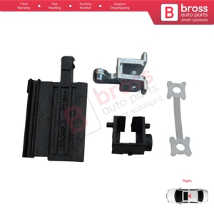 ชุดซ่อมรางเลื่อนซันรูฟพร้อมคันโยกและบานพับ BROSS AUTO PARTS BSR531 จำนวน 4 ชิ้น ด้านขวา สำหรับรถยนต์ซีรีส์ 3 รุ่น E36 E46 และซีรีส์ 7 รุ่น E38 - Product Image 4