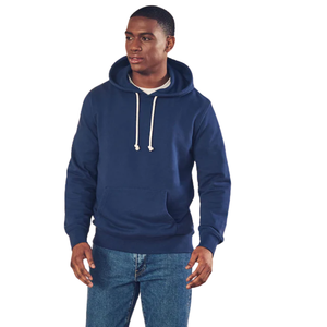 Nouveau sweat à capuche unisexe en molleton doux bleu marine tendance, style décontracté de rue, chaud et confortable à porter - Product Image 3