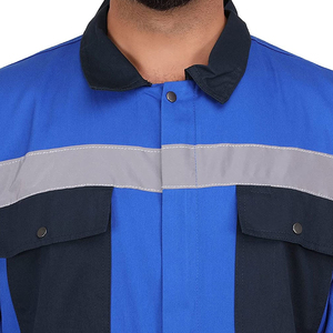 Overol reflectante de polialgodón, 65% poliéster, 35% algodón, ropa de trabajo duradera y personalizada. - Product Image 6