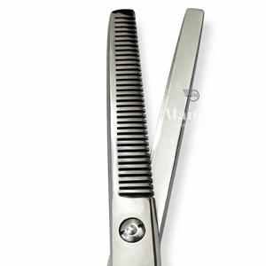 Ciseaux de coiffure professionnels de qualité salon, 7 pouces, en acier inoxydable, pour texturiser et amincir les cheveux, pour droitiers - Product Image 2