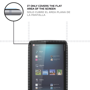 ตัวป้องกันหน้าจอป้องกันการกระแทกสำหรับแท็บเล็ตโมโตโรล่า XOOM 2 3G - Product Image 4