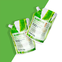 FARMSTAY MOISTURE GEL APAISANT ALOEVERA (POUCH) -fabriqué en Corée Cosmétique-Hydratant Nourrissant Anti-âge Anti-rides