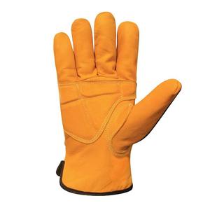 ถุงมือหนังวัวเพื่อความปลอดภัยในการทำงานถุงมือทำงานสำหรับสวนถุงมือทำงานออกแบบโลโก้ใหม่ - Product Image 3