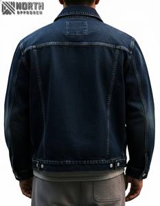 Meilleure édition Vestes en jean pour hommes Logo avant d'hiver respirant de haute qualité disponible à un prix raisonnable Client le plus demandé - Product Image 5