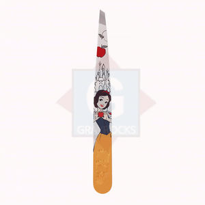 Pinzas para cejas inclinadas de acero inoxidable con etiqueta privada de alta calidad, herramienta de belleza para desplumar el cabello - Product Image 1