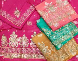 Costumes modernes indiens pakistanais de qualité supérieure brodés à la main pour femmes belles fêtes à la mode - Product Image 3