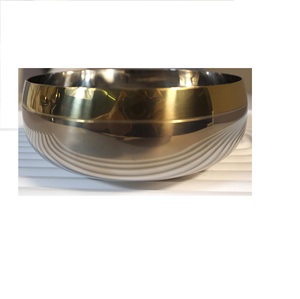 Tazón para Servir en Mesa de Restaurante con Diseño Elegante, Ecológico, de Acero Inoxidable, para Bodas, Tazón de Frutas de Diseño - Product Image 3