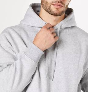 Sudadera con capucha de lana de algodón para hombre para invierno Sudadera con capucha clásica para hombre de lana de algodón con cordón ajustable - Product Image 5