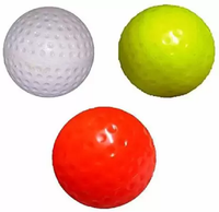 Ballons de hockey miniatures souples en plastique de qualité supérieure pour enfants, en mousse souple, pour entraînement et matchs en extérieur, couleur personnalisable, bien-être des travailleurs