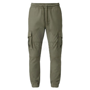 <b>Men</b> Lightweight Straight <b>Cargo</b> Track <b>Jogger</b> Pants Multi Pocket Design Tapered Fit Casual Athletic Wholesale Manufacturer Factory - Product Image 4