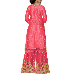 Robe longue 2 pièces de couleur, nouvelle robe de soirée, offre spéciale, Pakistan, costume pour dames, vêtements d'été et d'hiver - Product Image 3
