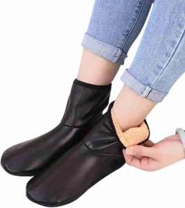 Calcetines blancos de invierno de Azad Leather 2 Pack 1 a 1 Cremallera Calzado Accesorios Antideslizante Transpirable Tejido Técnica Precio India - Product Image 4