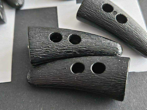 Natural Horn Toggle <b>Button</b> for <b>Blazer</b> Suits Sport Coat Uniform Jacket Dark Brown Engrave logo Horn <b>Button</b> at Low india - Product Image 3