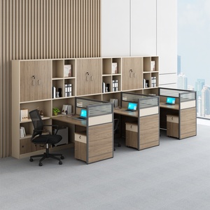 Estación de Trabajo Moderna y Flexible de Madera para Oficina, Escritorio Modular Extensible para Centro de Llamadas, Escritorio Ejecutivo Largo para Personal de Hotel de Lujo - Product Image 6