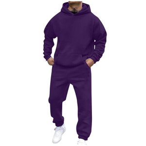 Survêtements pour hommes Set Liquidation Full Zip Sweat suit Outdoor Jogging Hommes Survêtements Bleu 8(L) poches avec pantalon de survêtement - Product Image 6
