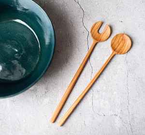 Cuillères de cuisine en bois de luxe génériques, bois de qualité supérieure, style artisanal, durables, personnalisables, qualité supérieure, utilisation en fête - Product Image 1