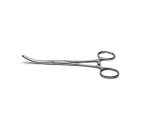 Fórceps hemostáticos de acero inoxidable totalmente curvados dentados - Product Image 5