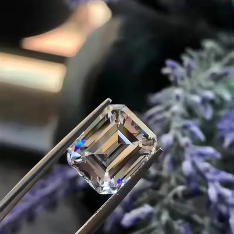 Smaragd Brilliant geschnitten synthetisch Labor wachsene lockere Moissanit-Diamanten für Ringe, Ohrringe, Anhänger und andere Schmuckwaren Herstellung