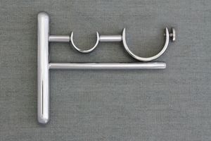 Strong iron <b>curtain</b> brackets for holding large <b>curtain</b> rods decorative design for antique and ethnic home themes - Product Image 4