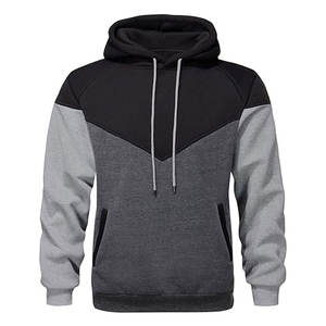Sweat à capuche surdimensionné athlétique 100% coton de haute qualité pour hommes épais lourd hiver essentiel solide divers imprimé personnalisable - Product Image 1
