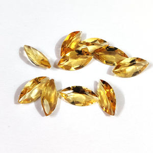 หินซิทรีนสีเหลืองทรงหลวมคุณภาพสูงขนาด12x6มม. ซิทรีนตัดมาคีส์ธรรมชาติสำหรับการทำเครื่องประดับผู้ผลิตโดยตรง - Product Image 2