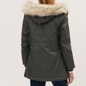 Diseño de llegada mejor transpirable nuevo estilo Parka chaqueta con color personalizado tela forrada de mujer Parka chaqueta cómoda - Product Image 3