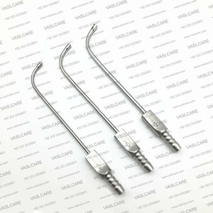 Tubo de succión de acero inoxidable Frazier 9fg al por mayor, 175mm de longitud total, fuente de alimentación Manual, instrumento médico de conexión, Vaslcare - Product Image 4