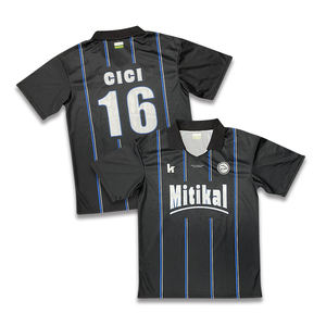 2025 maillot de football jeunesse respirant personnalisé pour hommes femmes chemises de sport d'équipe les plus vendues avec Logo brodé motif solide - Product Image 6