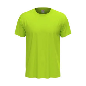 Camiseta de moda de calidad con cuello redondo de alta calidad, venta al por mayor, camiseta de impresión personalizada lisa en blanco de algodón orgánico 100% para hombre - Product Image 1