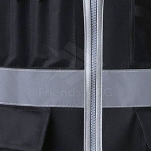 เสื้อกั๊กนิรภัยแบบใหม่ ANSI Class 1 ดีไซน์ตาข่ายน้ำหนักเบา เป็นมิตรกับสิ่งแวดล้อม แถบสะท้อนแสงสีสว่าง คุณภาพสูง สำหรับกิจกรรมกลางแจ้ง - Product Image 5