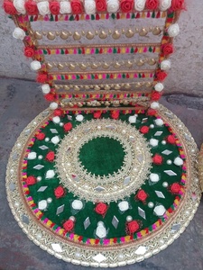 Boda Thaal para Mehndi Bandeja DE BODA Cesta de regalos Hecho en casa 2025 Cesta de decoración Mehndi más vendida OEM con servicio - Product Image 3