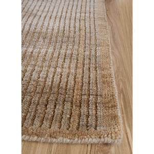พรมขนสัตว์ลายเรขาคณิตสีเบจและสีน้ำตาล ทามาย สำหรับห้องนั่งเล่น ห้องโถง ทางเข้าบ้าน หรือห้องนอน-Lca-832 - Product Image 4