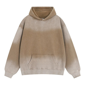 Sudaderas con capucha personalizadas 100% algodón peso pesado calidad de lujo Puff impresión ropa de calle de gran tamaño sudaderas con capucha para hombres - Product Image 3