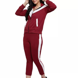 ชุดวอร์ม2ชิ้นสำหรับผู้หญิงชุดออกกำลังกายแขนยาวสำหรับเล่นกีฬาแบบลำลองสำหรับ2025ชุดวอร์ม2ชิ้นชุดกางเกงสำหรับผู้หญิงคุณภาพสูง - Product Image 4