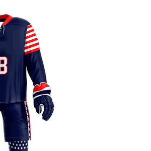 Uniforme de hockey sur glace unisexe avec logo personnalisé, vêtements de sports d'équipe, sublimation, vente en gros d'uniformes de hockey sur glace à bas prix - Product Image 3