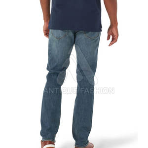 Pantalones vaqueros del servicio del OEM del último diseño para los hombres Pantalones vaqueros cómodos de calidad superior de los hombres - Product Image 4