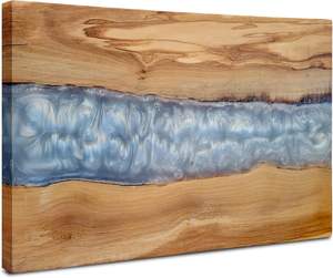 Nouvel arrivage de planche à découper chaude au design moderne prix de gros planche à fromage en résine rectangulaire top ventes produits en résine d'acacia - Product Image 1