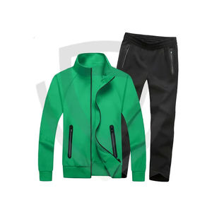 Conjunto Deportivo para Hombre, Invierno, Sólido, Cómodo, Ligero, Transpirable, de Secado Rápido, 100% Poliéster, con Capucha y Cordón Ajustable - Product Image 1