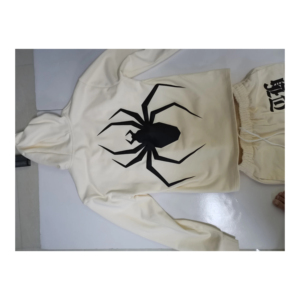 Chándal de 2 piezas lavado con ácido trajes de sudor para hombre bordado personalizado apliques parche Jogger hombres pantalones de chándal acampanados y conjunto de Sudadera con capucha - Product Image 2