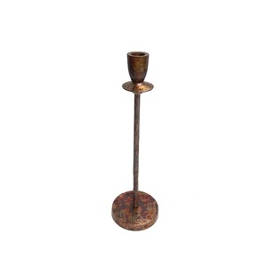 Tableware Lights Decoration <b>Candle</b> <b>Taper</b> Handmade Decorative Metal <b>Taper</b> <b>Candle</b> Holder Silver Color for Home Christmas - Product Image 3
