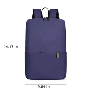 Zaino minimalista all'ingrosso in tessuto Oxford, resistente e idrorepellente, borsa scolastica sottile per laptop, zaino da viaggio per studenti universitari - Product Image 2