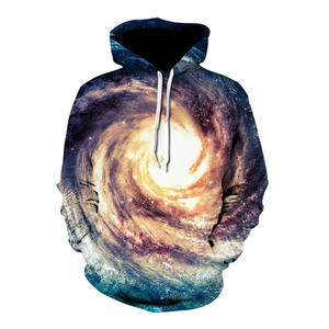 Sweat-shirts d'hiver en molleton de coton/polyester épais de haute qualité, coupe-vent, écologiques, imperméables, streetwear, impression par décharge - Product Image 1